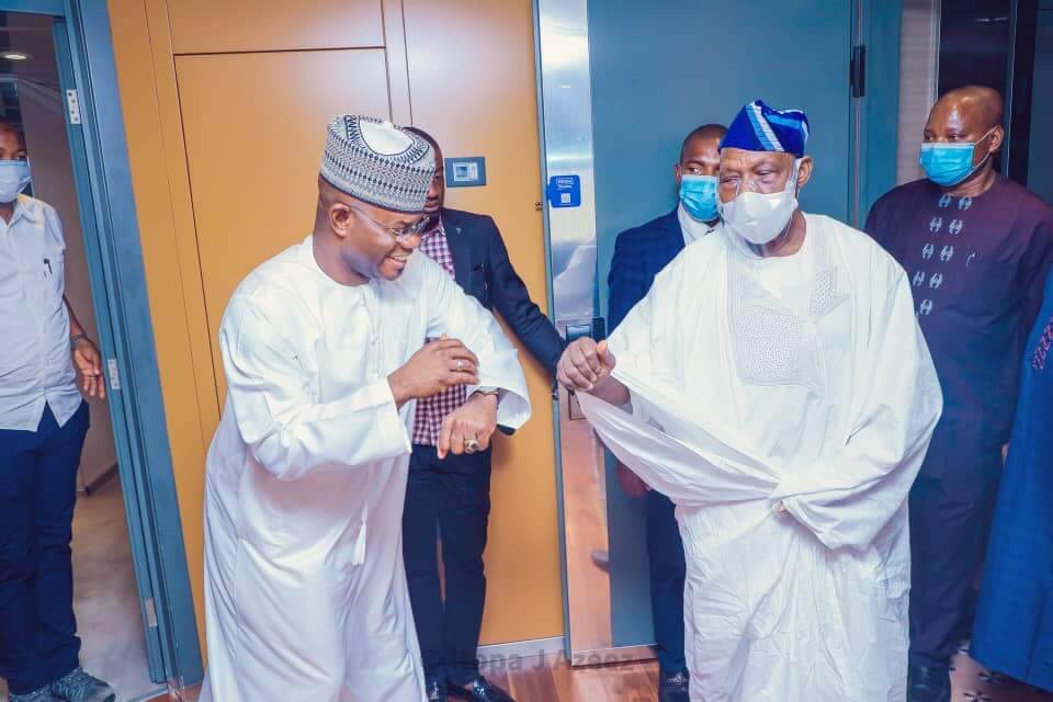 Obasanjo meets Yahaya Bello